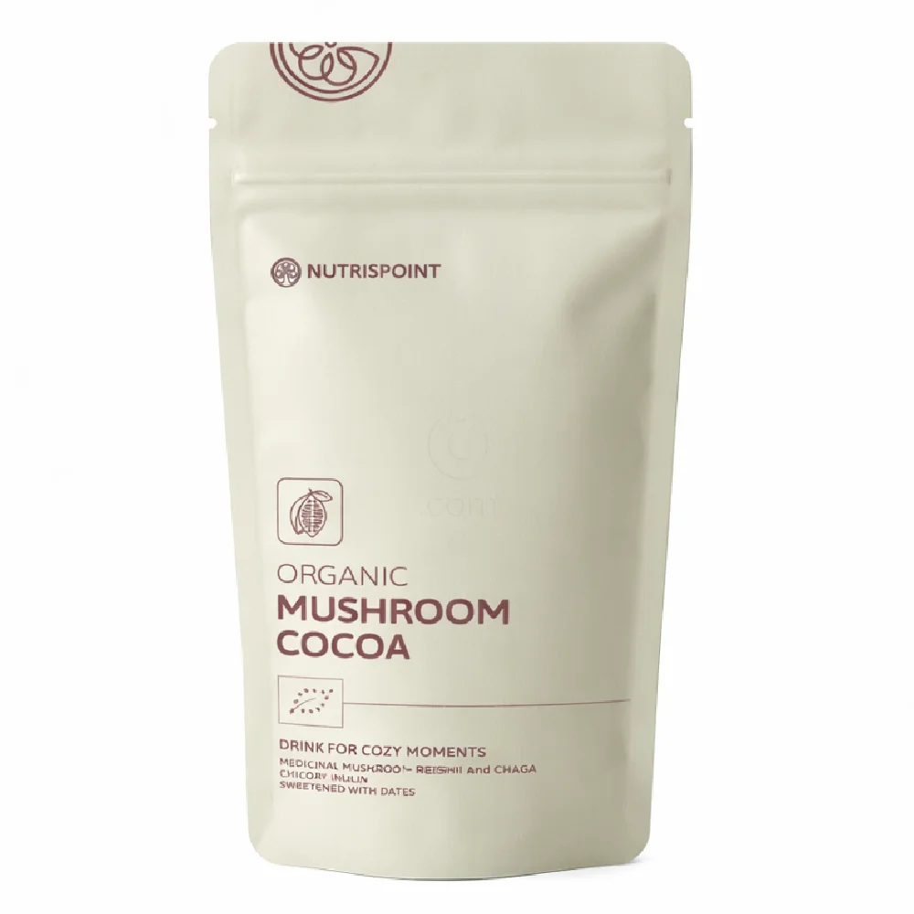 Nutrispoint Organic Mushroom Cocoa, ekološki kakav z gobami v prahu (70 g)